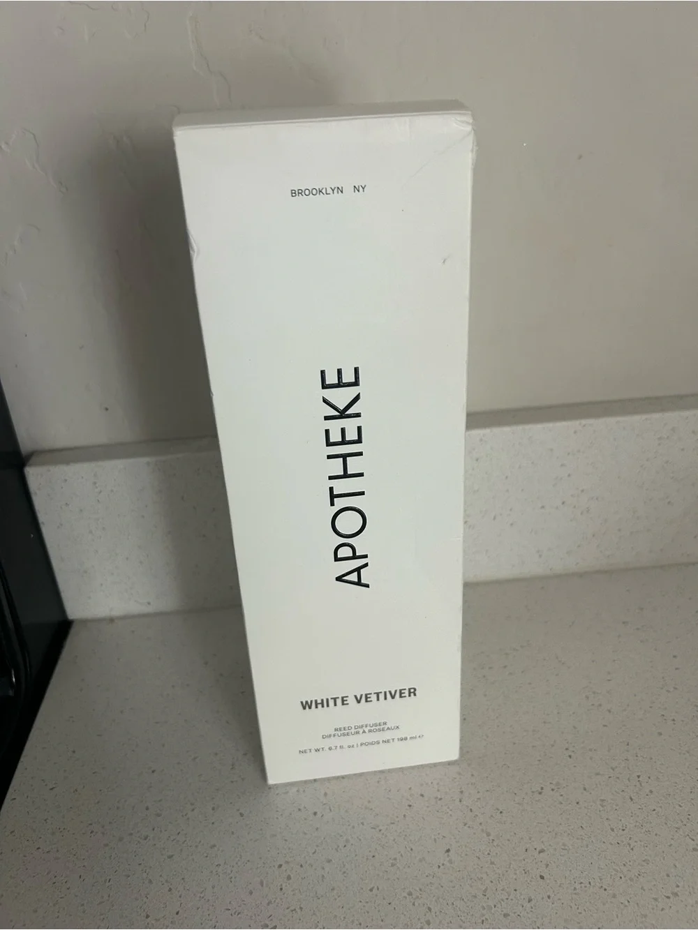 Apotheke White Vetiver Reed Diffuser NEW Open Box